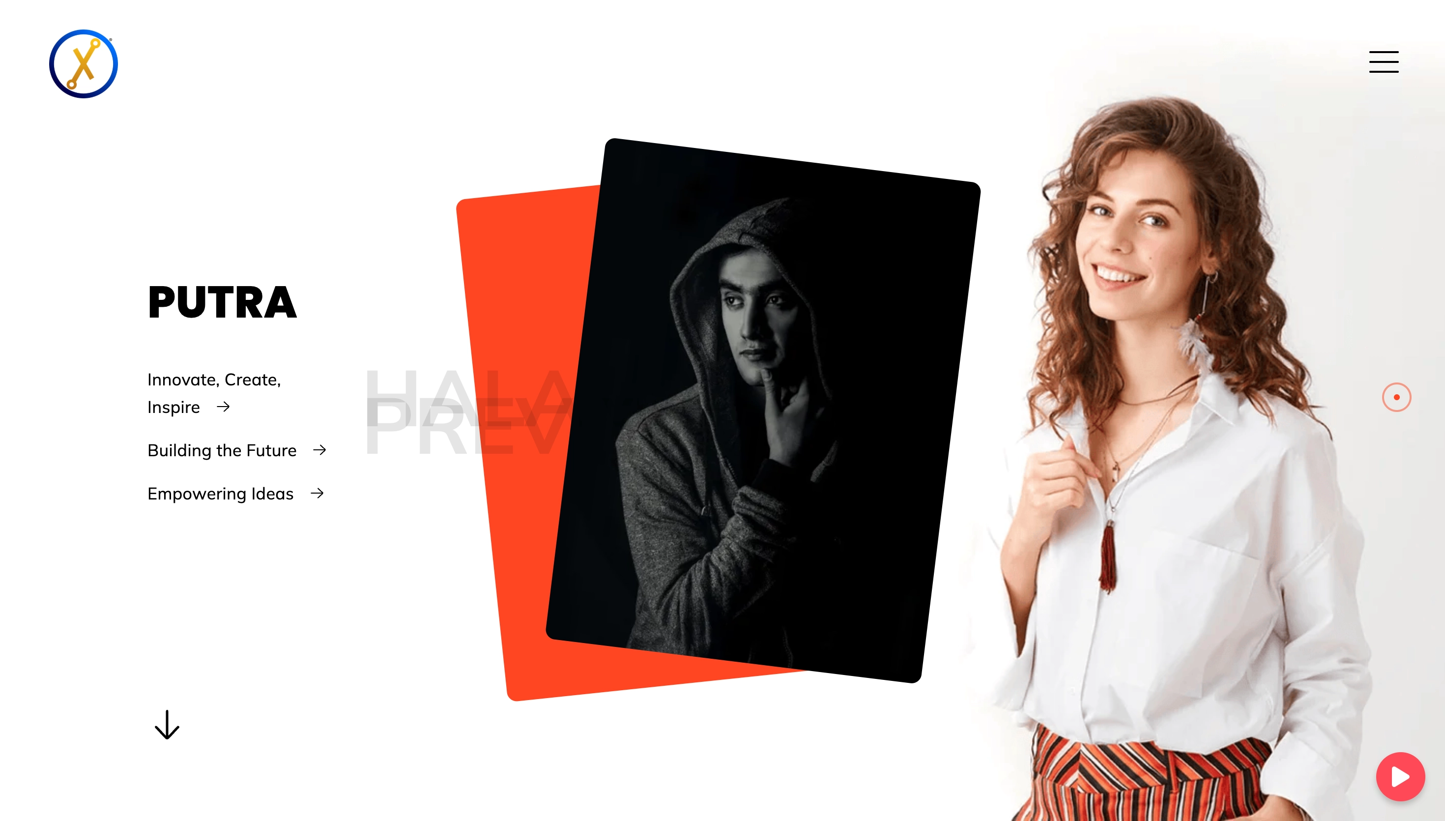 Ezy Portfolio Minimalist Light